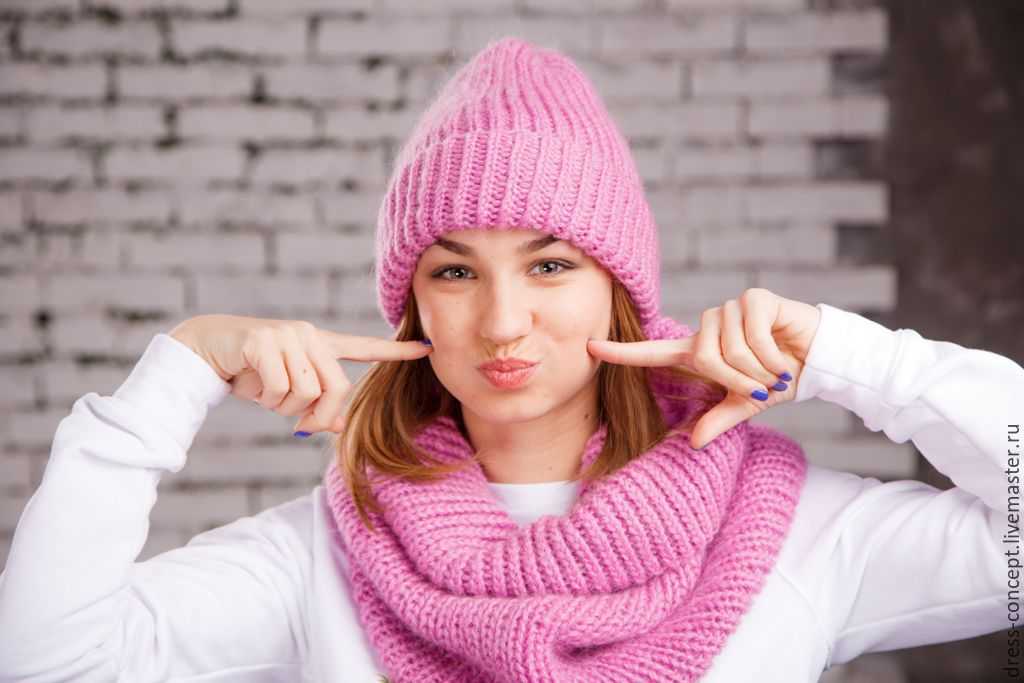 Вязаные шапки для женщин » модные модели 2022 зима 2023