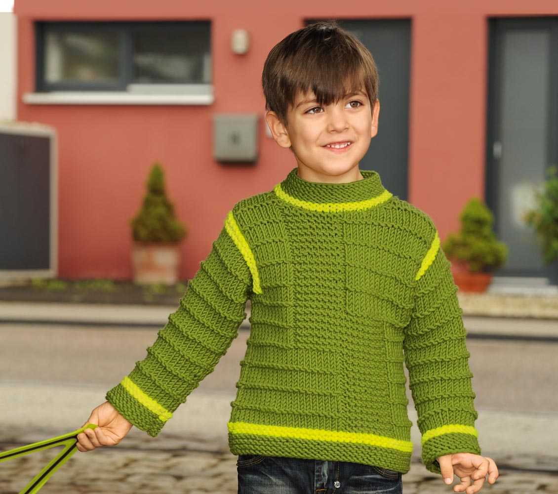 Как связать свитер для подростка мальчика спицами