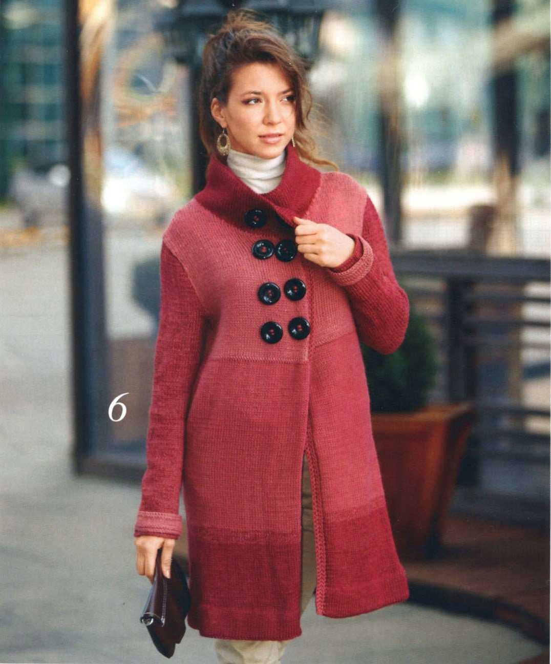 Как связать женское пальто спицами — подробный мастер-класс для начинающих с фото идеями