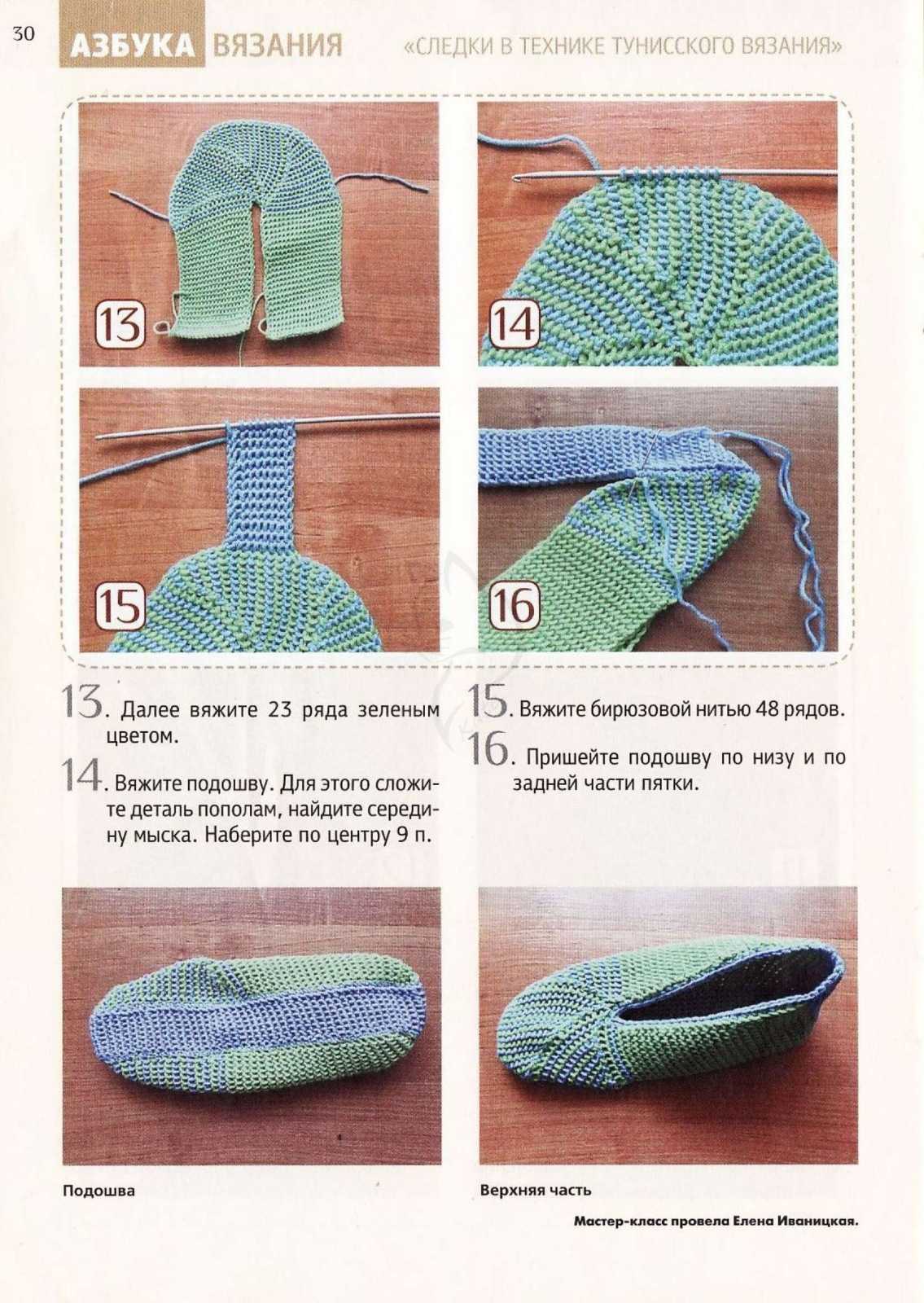 Вязание тапочек спицами для начинающих — идеи, пошаговые инструкции, фото идеи