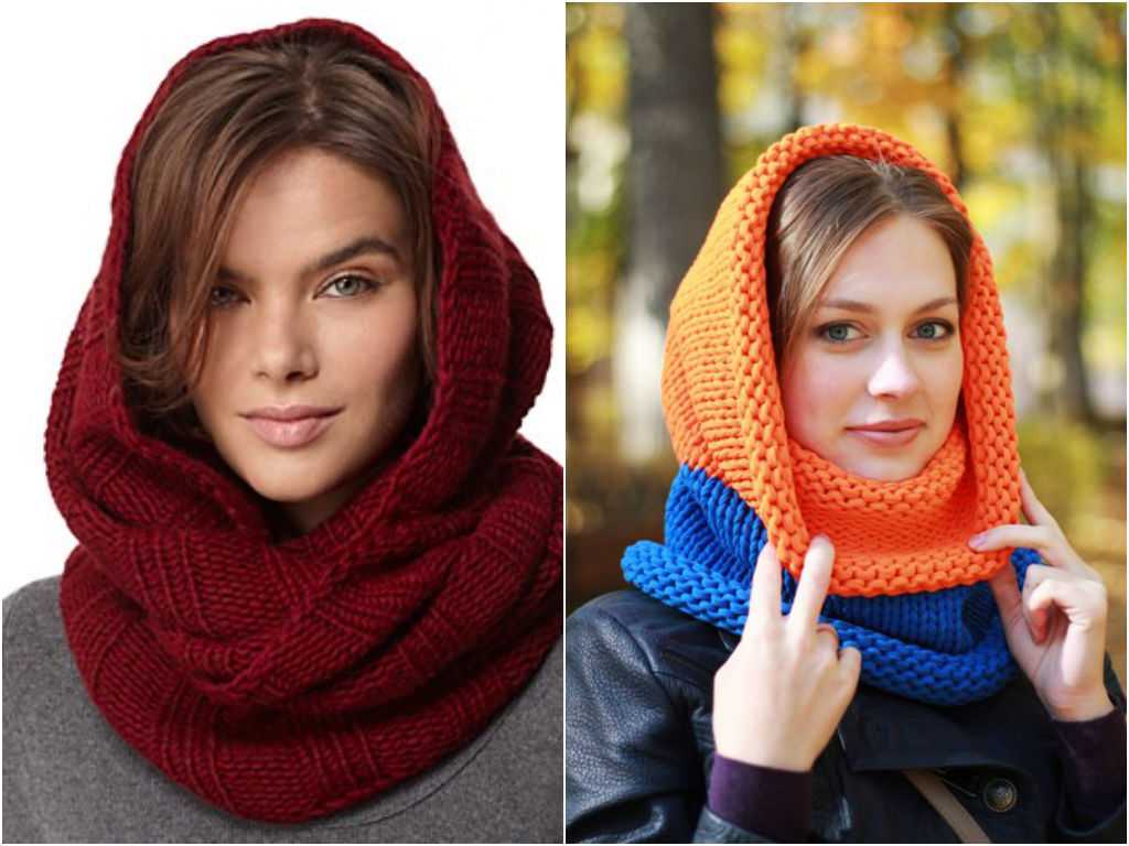 Как правильно носить шарф хомут: способы и сочетания