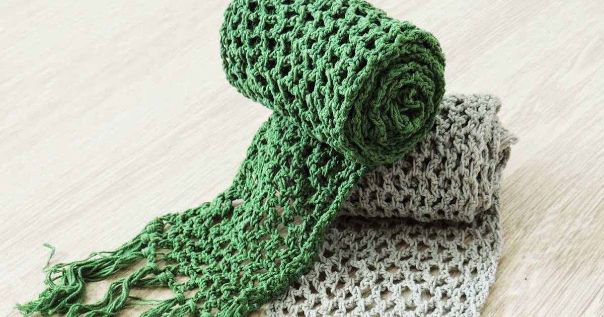 Вязаные шарфики на спицах – 33 моделей со схемами и описанием вязания