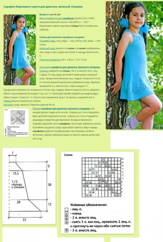 Вязание для детей от 0 до 3 лет спицами (описание + схемы)