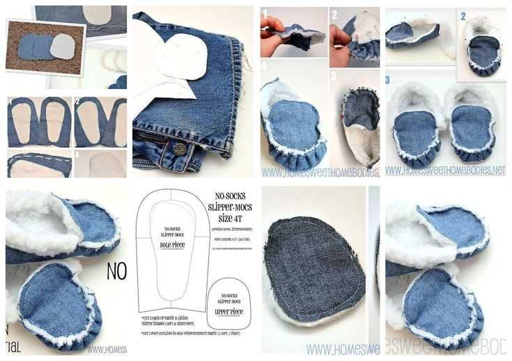 Легкие инструкции по шитью тапочек из меха, ткани, джинсов своими руками для начинающих лучшие советы по выбору материалов и снятию размеров Фото идеи для выкройки