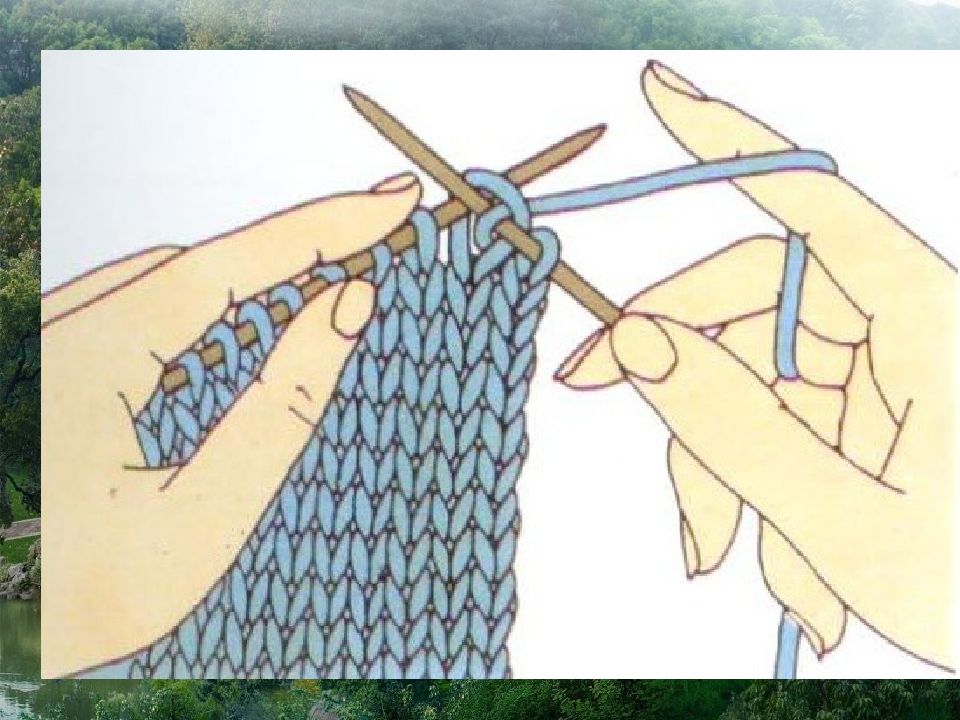 Мастер-класс по вязанию кромочных петель разными способами.