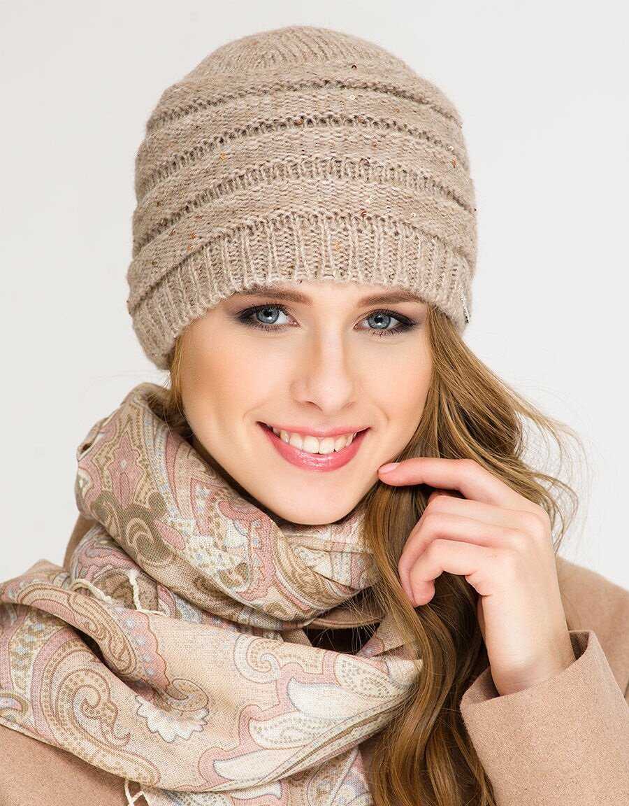 Зимние вязаные шапки для женщин