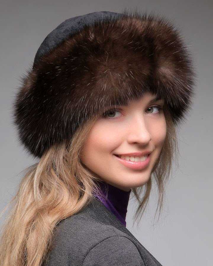 Зимние норковые шапки