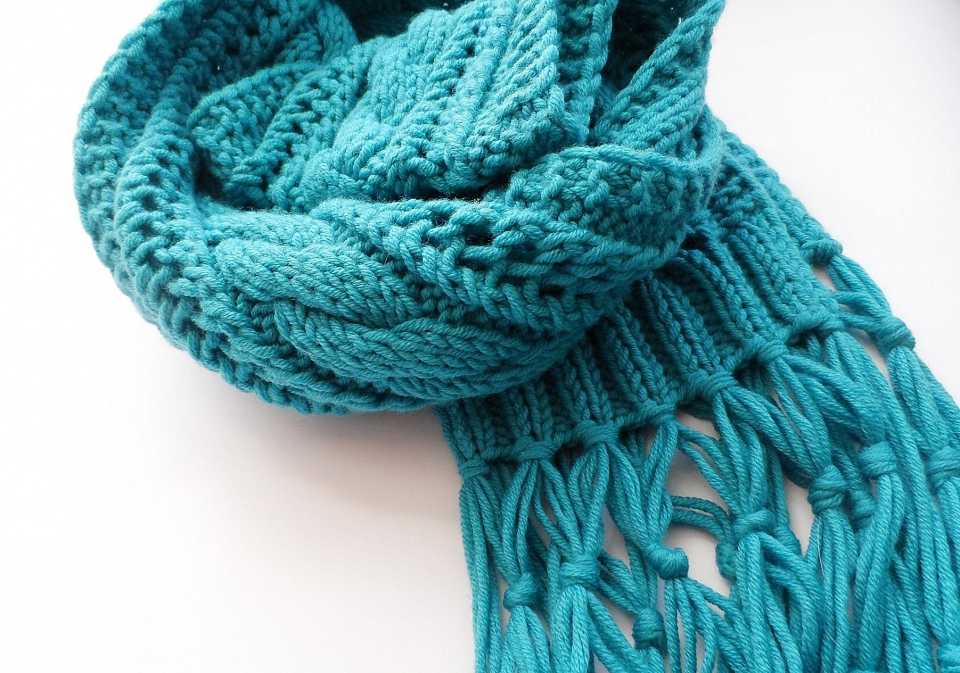 Вязание шарфа спицами: схемы и описание простых и красивых изделий