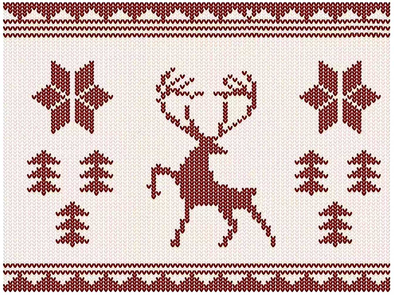 Мужской свитер с оленями спицами. свитер с оленями: схемы и принцип вязания норвежской классики