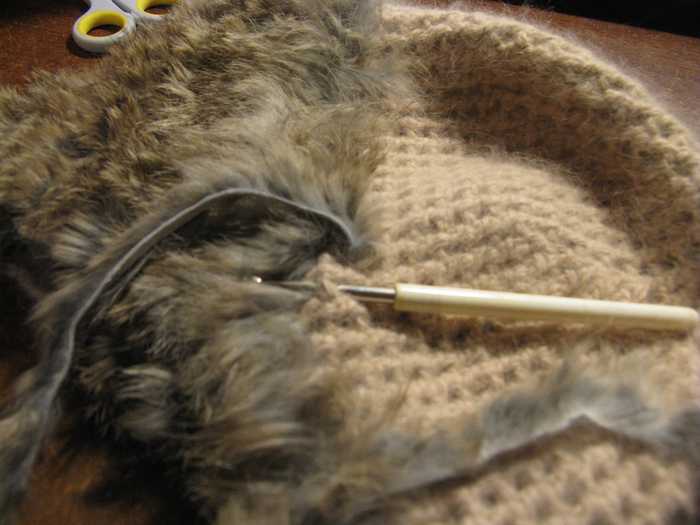 Шапка из вязаной норки своими руками пошаговые инструкции