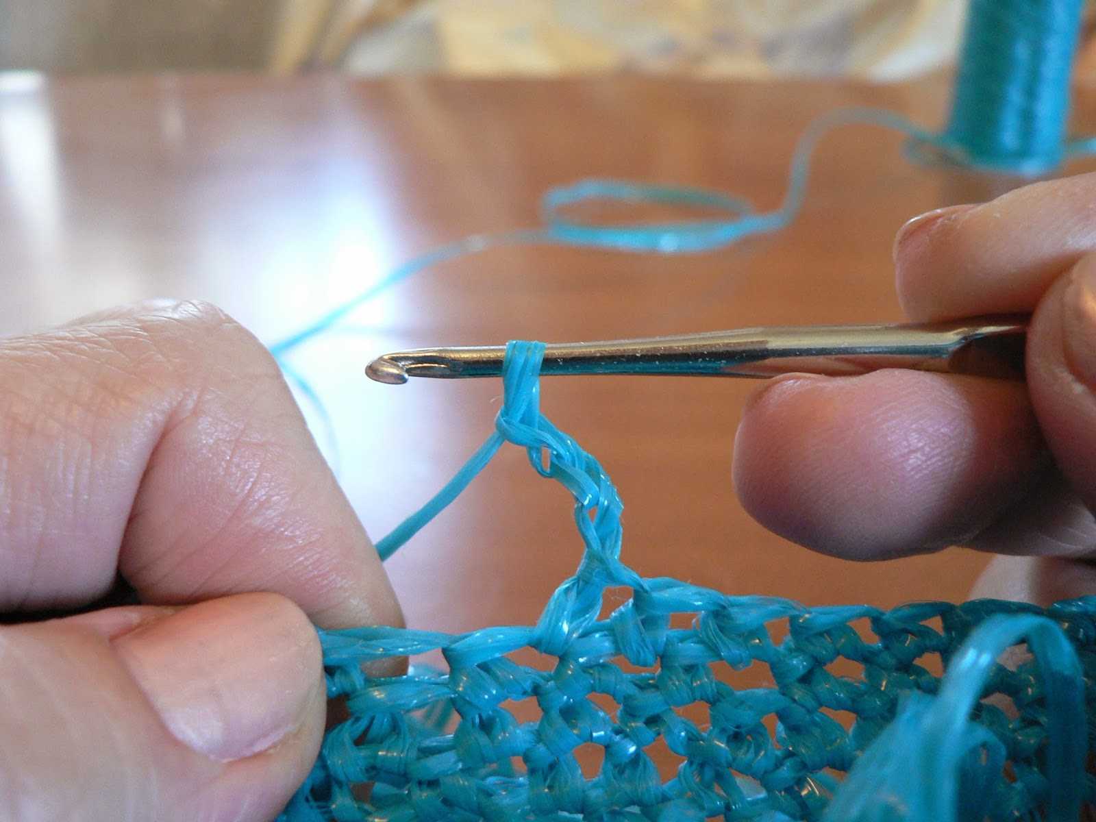 Как связать мочалку крючком с вытянутыми петлями для начинающих подробно с фото пошагово