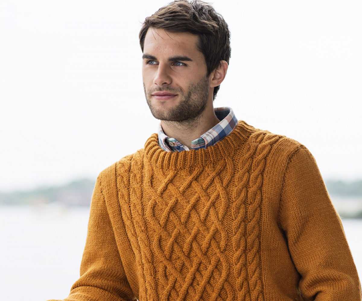 Вязание свитеров для мужчин