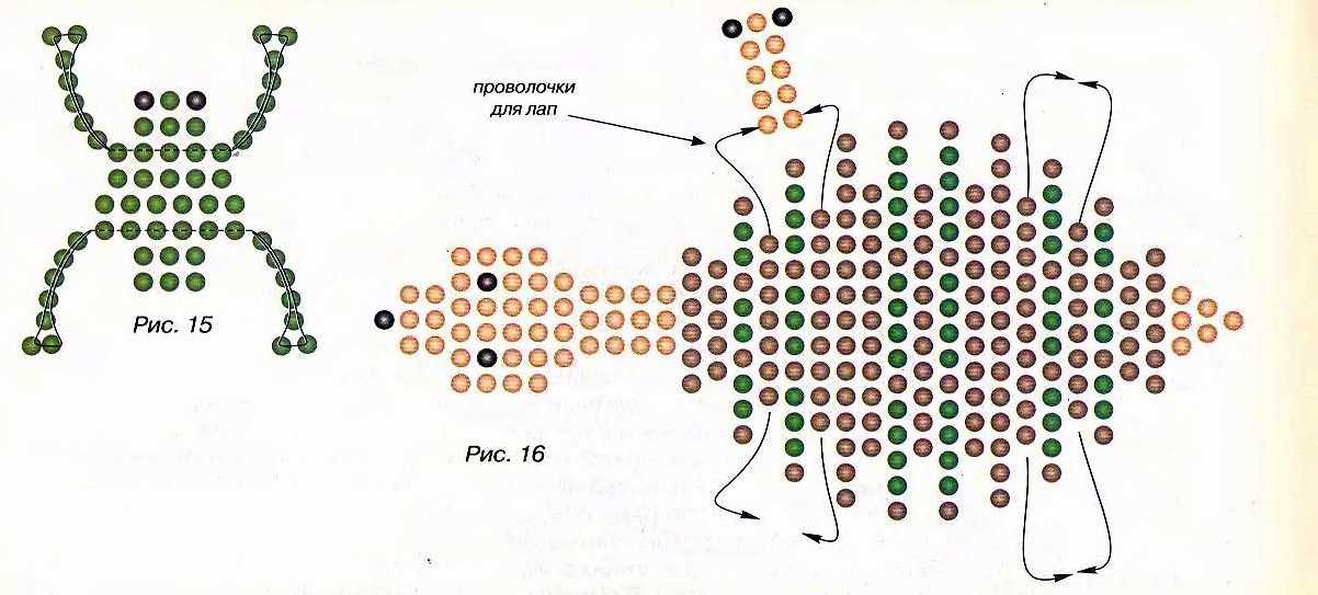 Схема плетения чебурашки