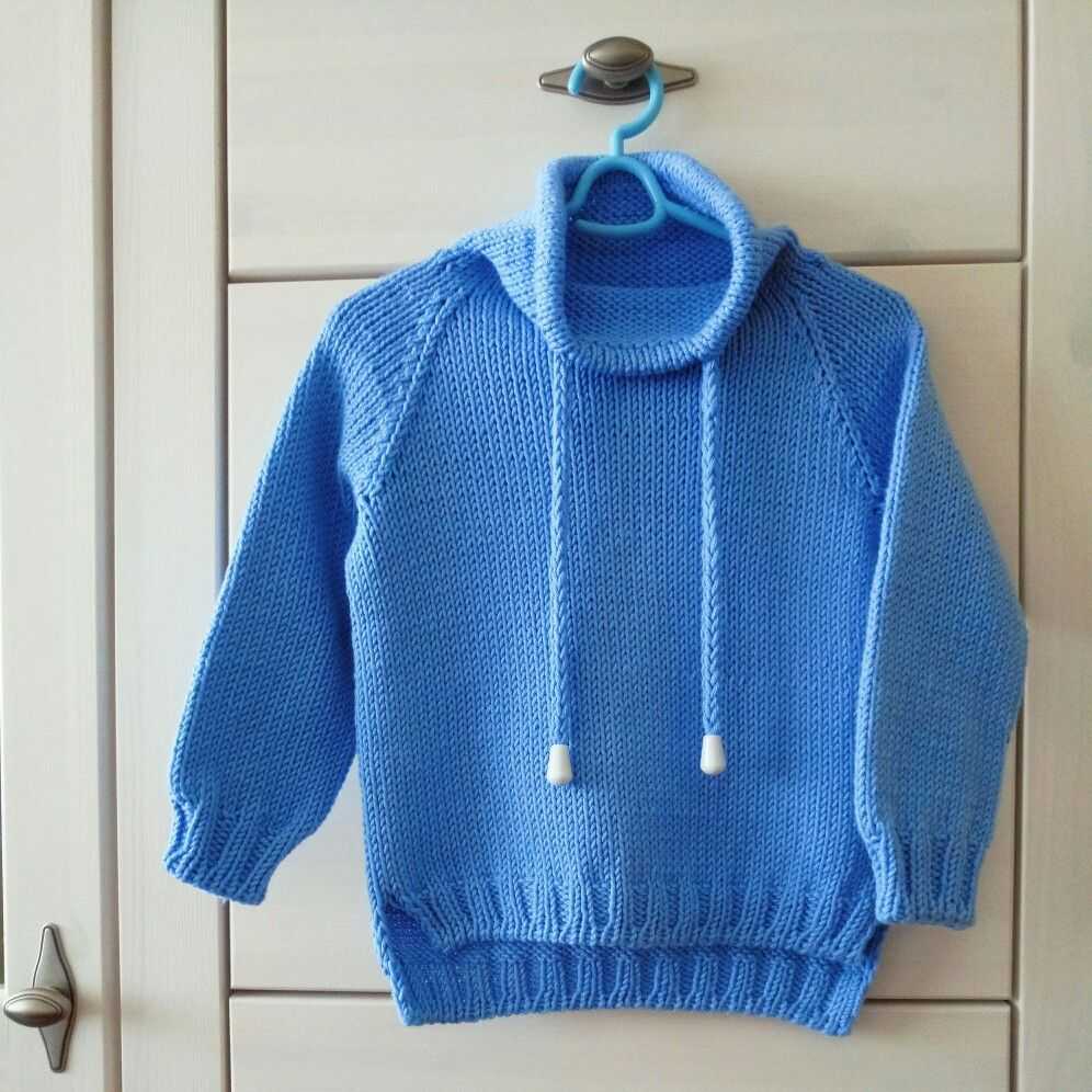 Вяжем пуловер для девочки.