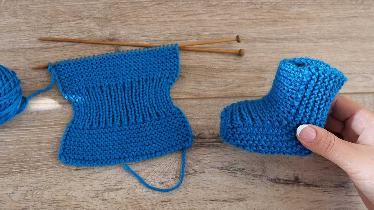 Как связать носки спицами для ребенка