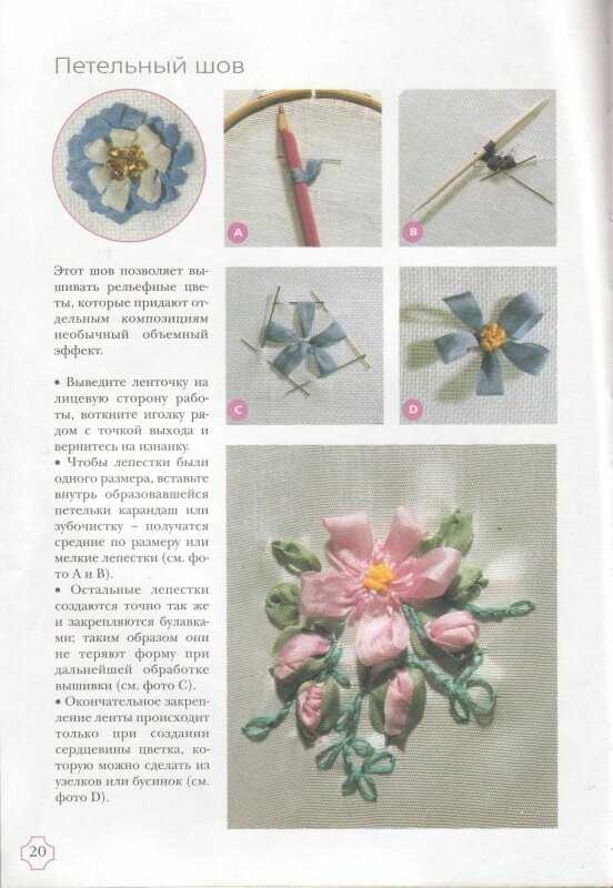 Вышивка лентами цветы для начинающих, рекомендации в необычной технике, схемы и фото композиций полевых букетов
